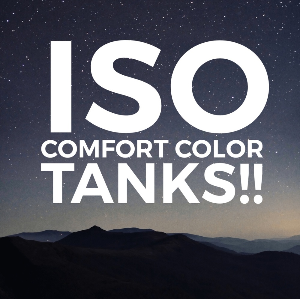 ISO comfort color tanks